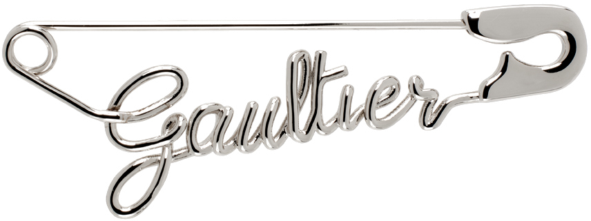 Jean Paul Gaultier Silver 'the Gaultier Safety Pin' Single Earring