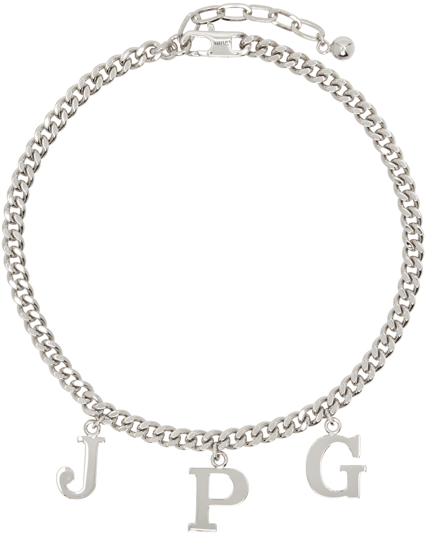 Jean Paul Gaultier Silver 'the Jpg' Necklace