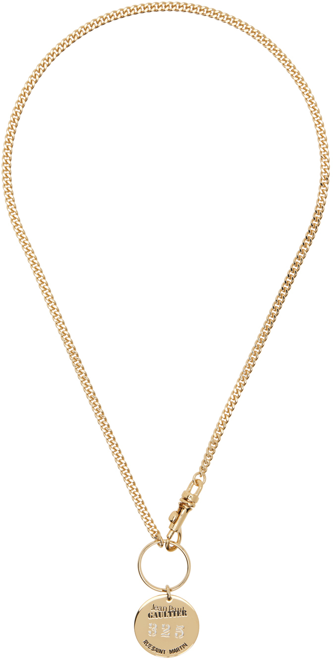 Jean Paul Gaultier: Gold 'The 325' Necklace | SSENSE