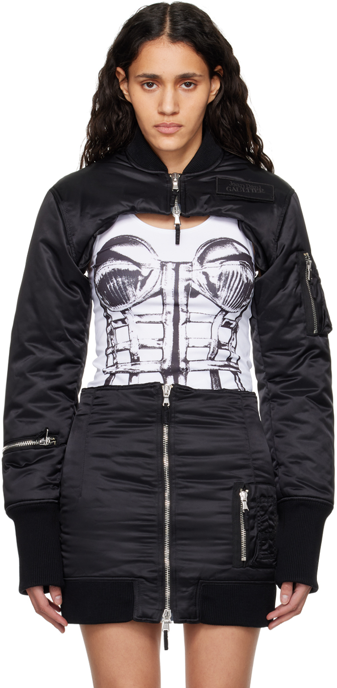 Fashion jean paul gaultier bomber jacket