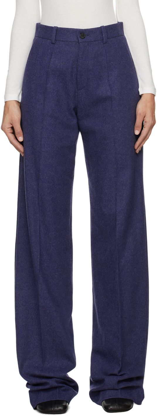 Marie Adam-leenaerdt Blue Classic Trousers