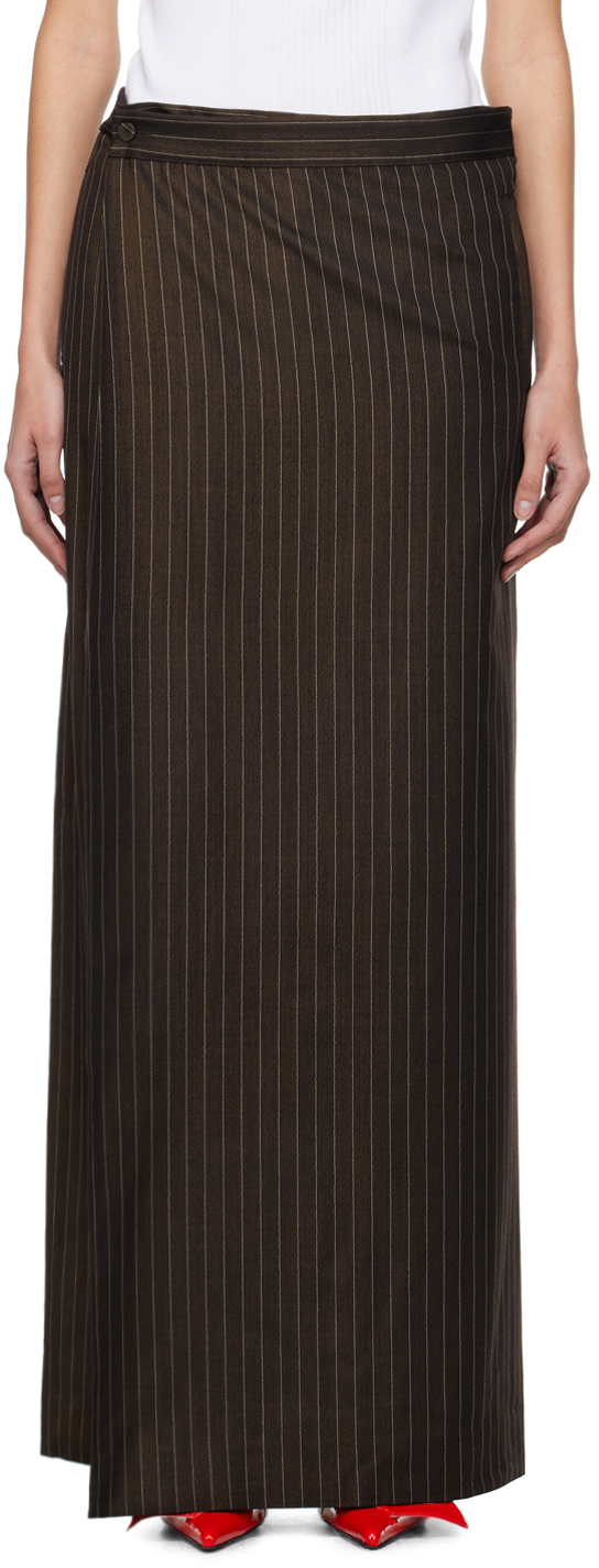 Brown 'The Suit Pant Skirt' Trousers