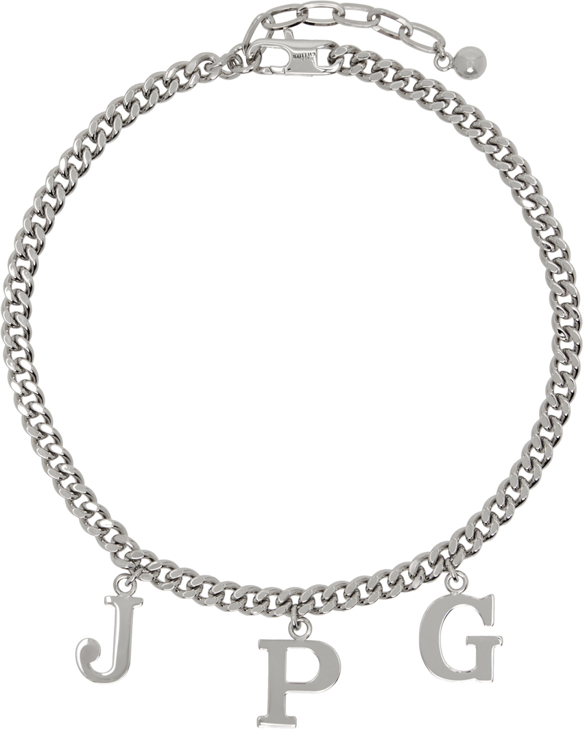 Jean Paul Gaultier Silver 'the Jpg' Necklace