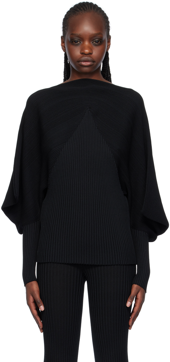 Issey Miyake Black Exuberance Sweater In 15 - Black