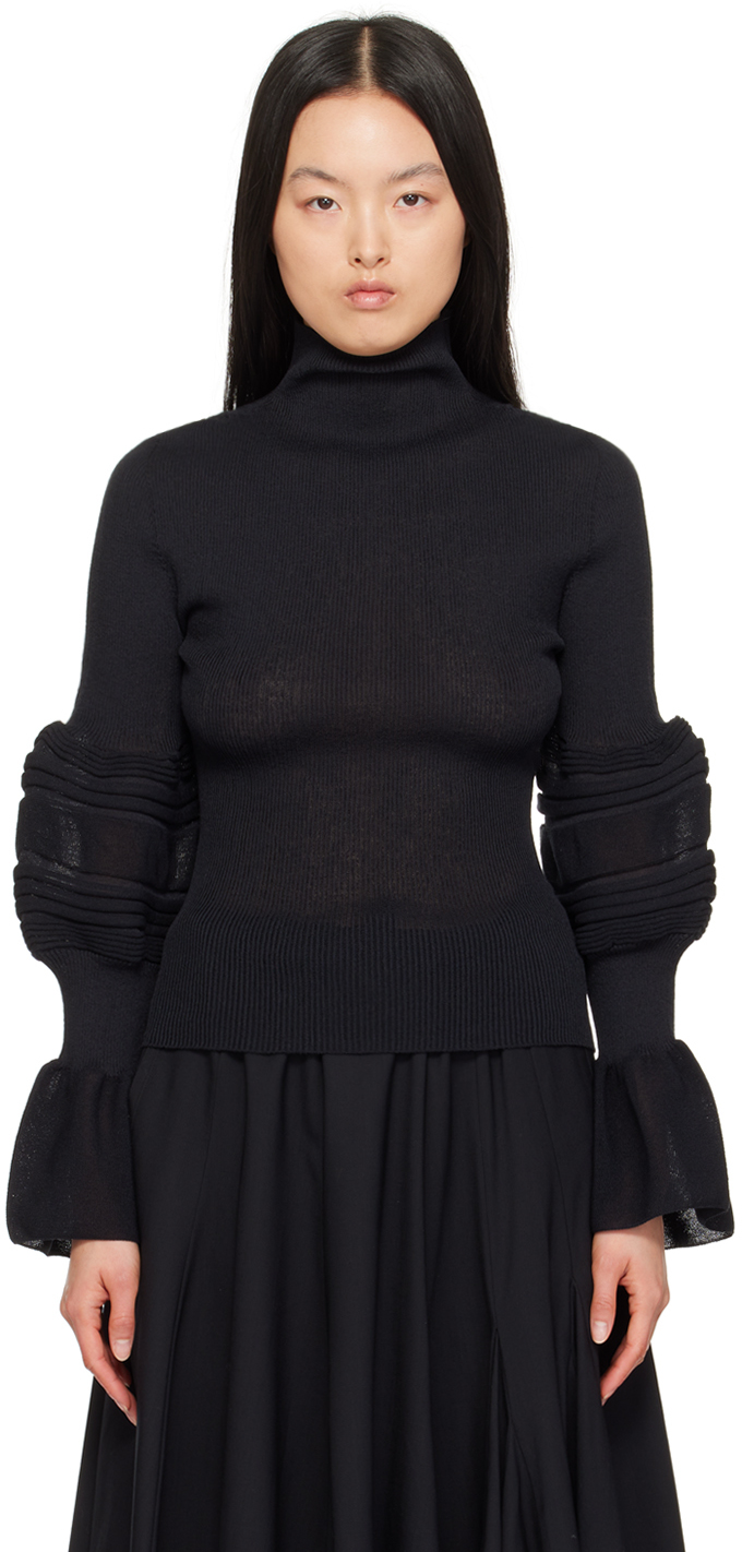 ISSEY MIYAKE Black Assemblage Branch Sweater