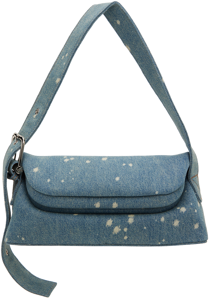 Osoi Folder Brot Shoulder Bag -  - Cotton - Blue