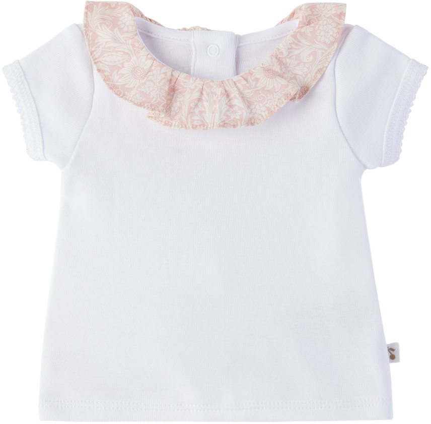 Baby Pink & White Floria Three-Piece Set