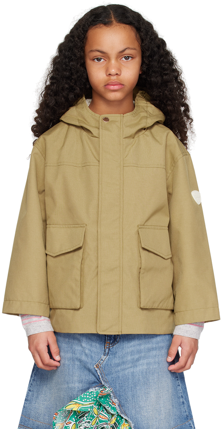 Bonpoint Kids Tan Frisky Coat In 066b Muscade