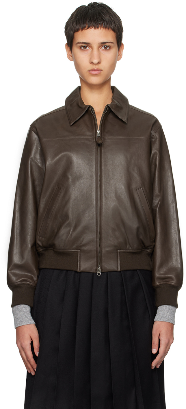 Brown Martino Leather Jacket