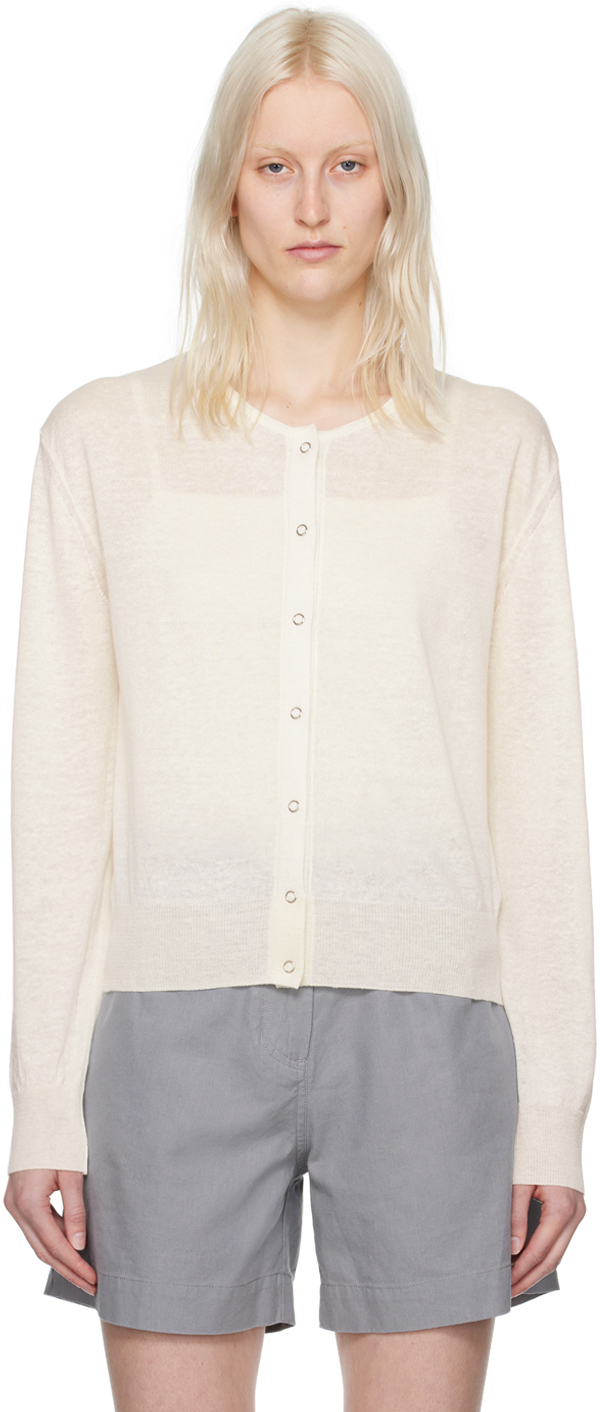 Nothing Written Off White Panna Cardigan In Ivory