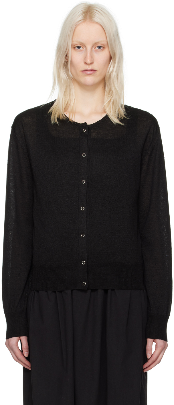 Nothing Written: Black Panna Cardigan | SSENSE