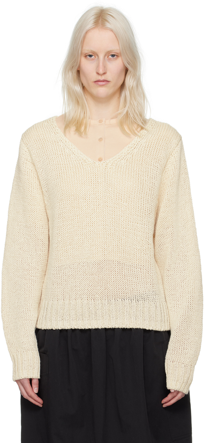 Nothing Written Off-white Sia Sweater In Ivory