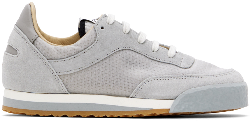 Shop Spalwart Gray Pitch Low Sneakers In Grey