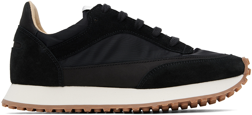 Spalwart Black Tempo Low Sneakers In Eclipse