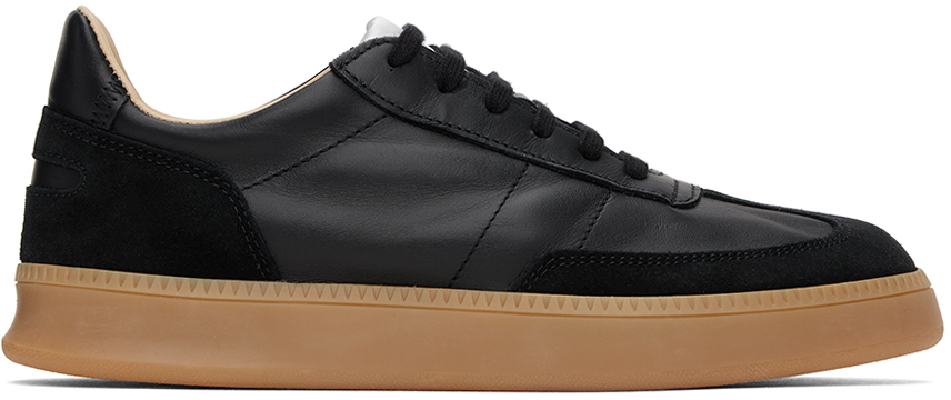 Spalwart Black Smash Low Nappa Suede Trainers