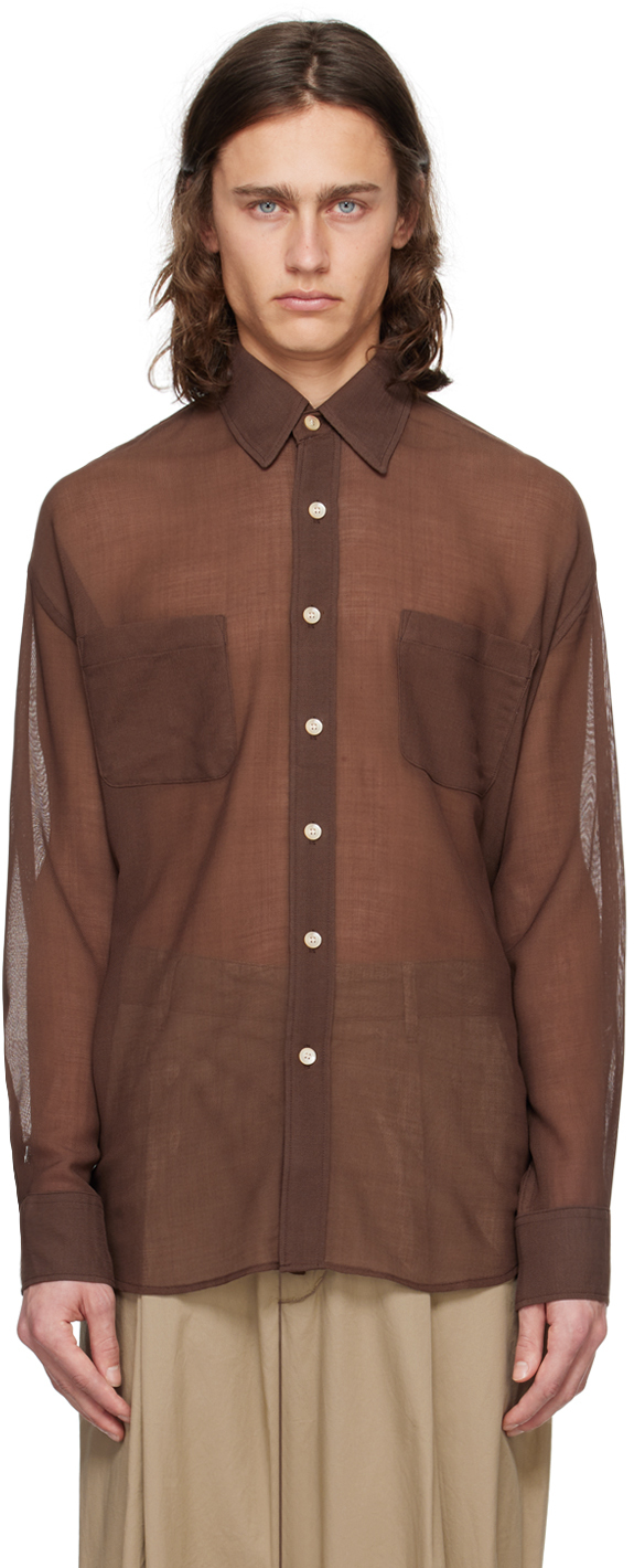 Brown Oversized Shirt