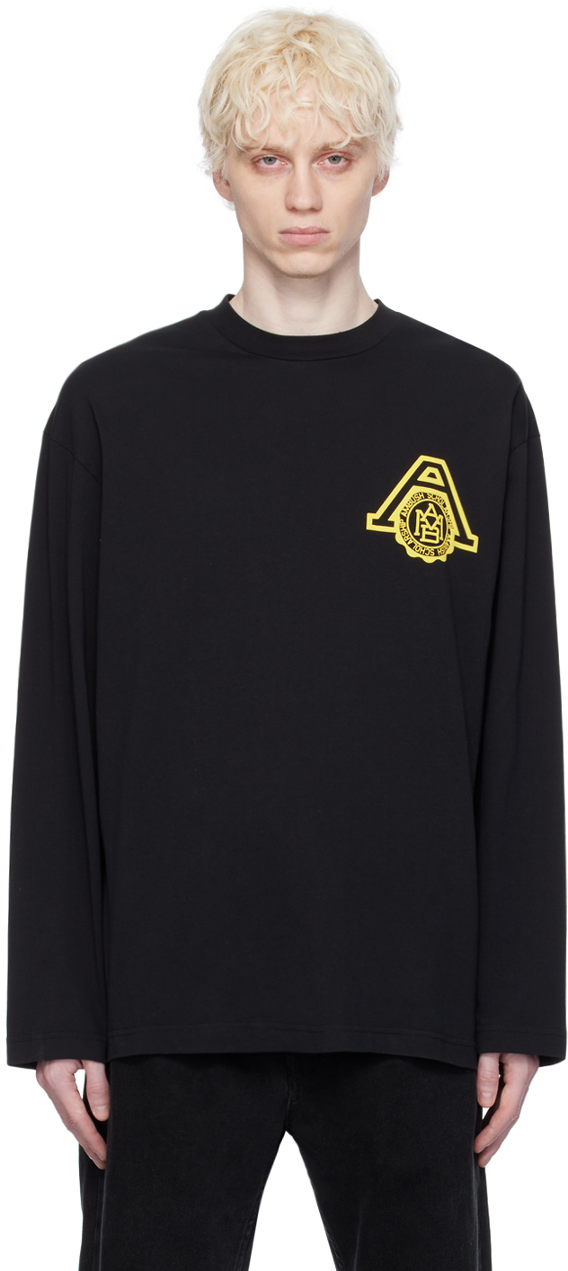 AMBUSH: Black Scholarship Long Sleeve T-Shirt | SSENSE