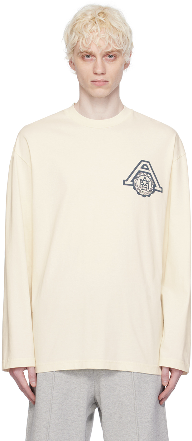 ★AMBUSH★ Layered Crewneck Overfit T-Shirt White 1211533110 Ambush Long-sleeve t-shirts for Men | Online Sale up to 76