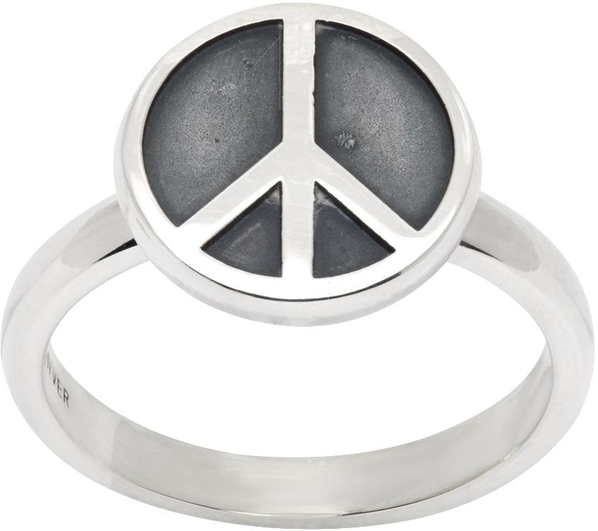 【関税込み】NEEDLES シルバー Peace リング NEEDLES【ニードルズ】ring - 925 silver 