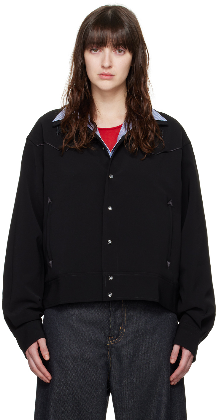 Needles Black Cowboy Jacket In C-black