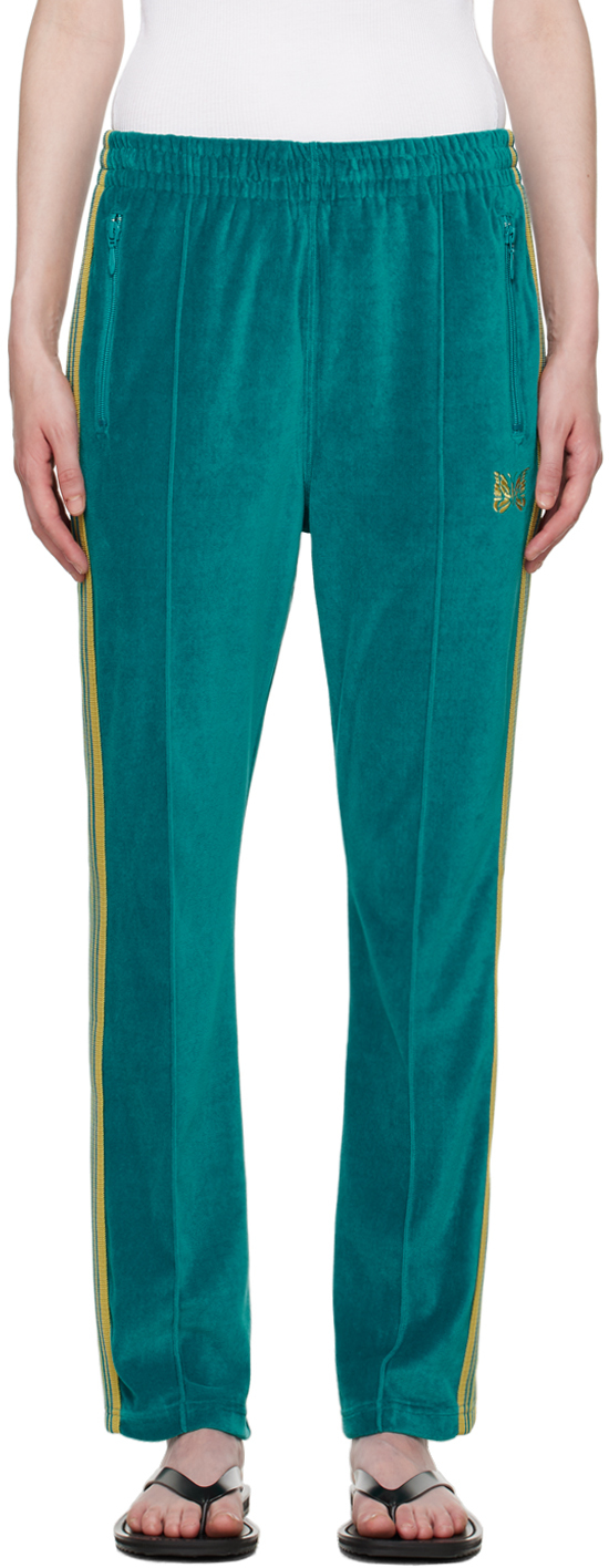 Blue Narrow Track Pants