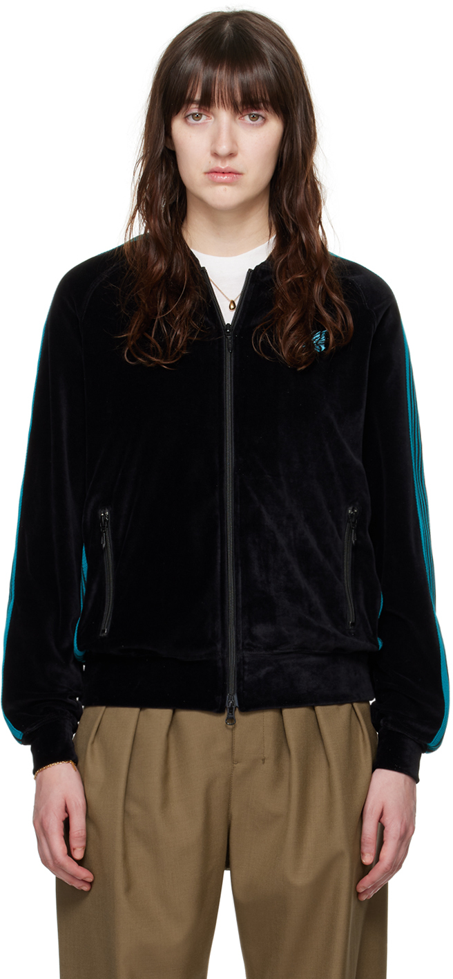 Shop Needles Black Rc Track Jacket In C-black