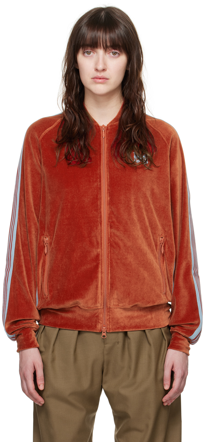 Needles Orange Rc Track Jacket In Red