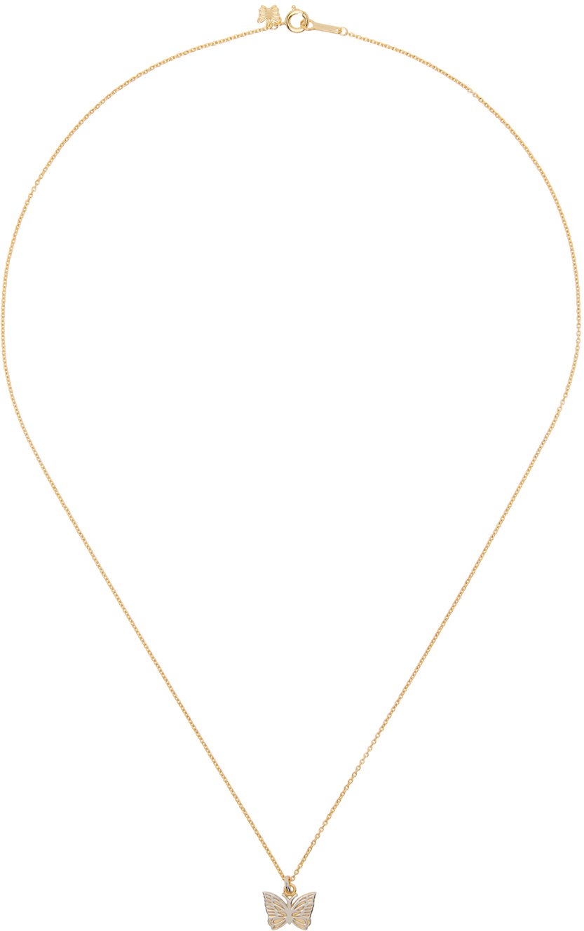 Needles Gold Papillon Necklace In C-papillon