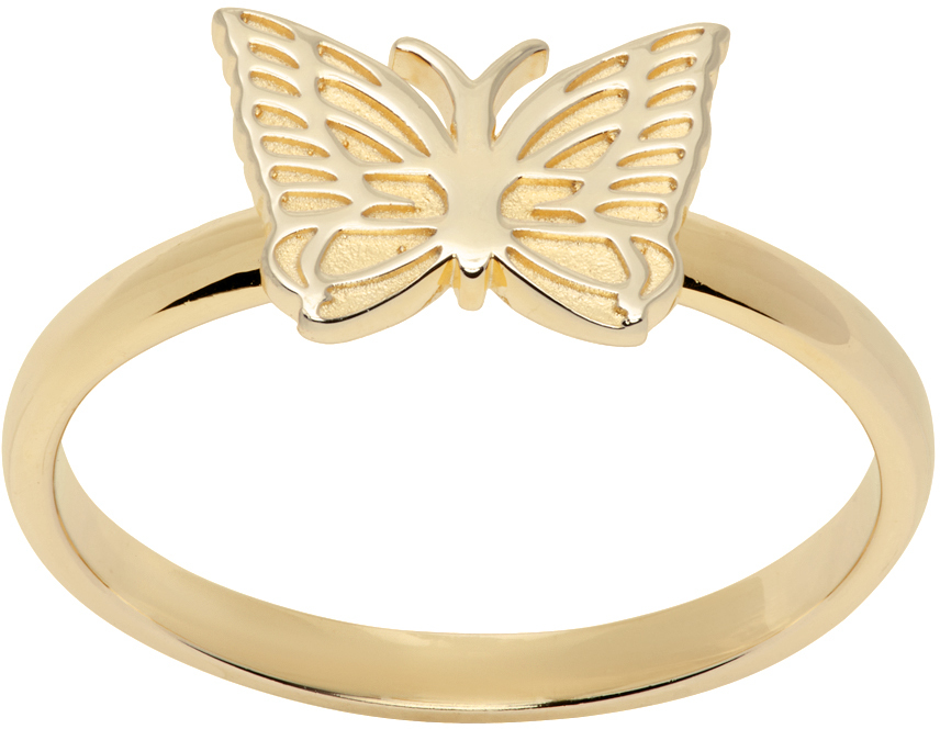 Gold Papillon Ring