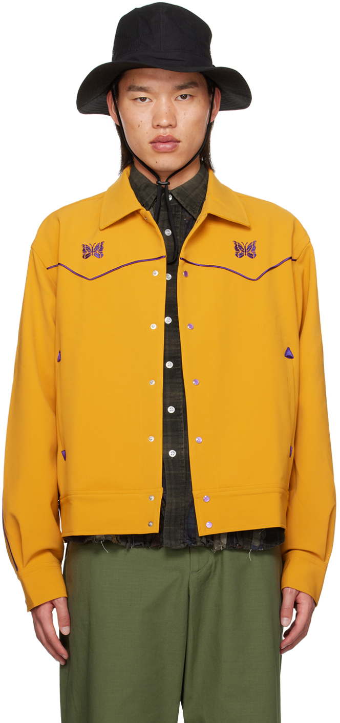 Needles Yellow Piping Cowboy Jacket In A-gold
