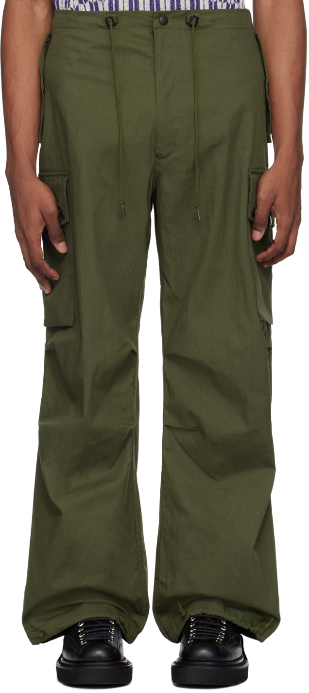 Shop Needles Khaki Field Cargo Pants In A-olive