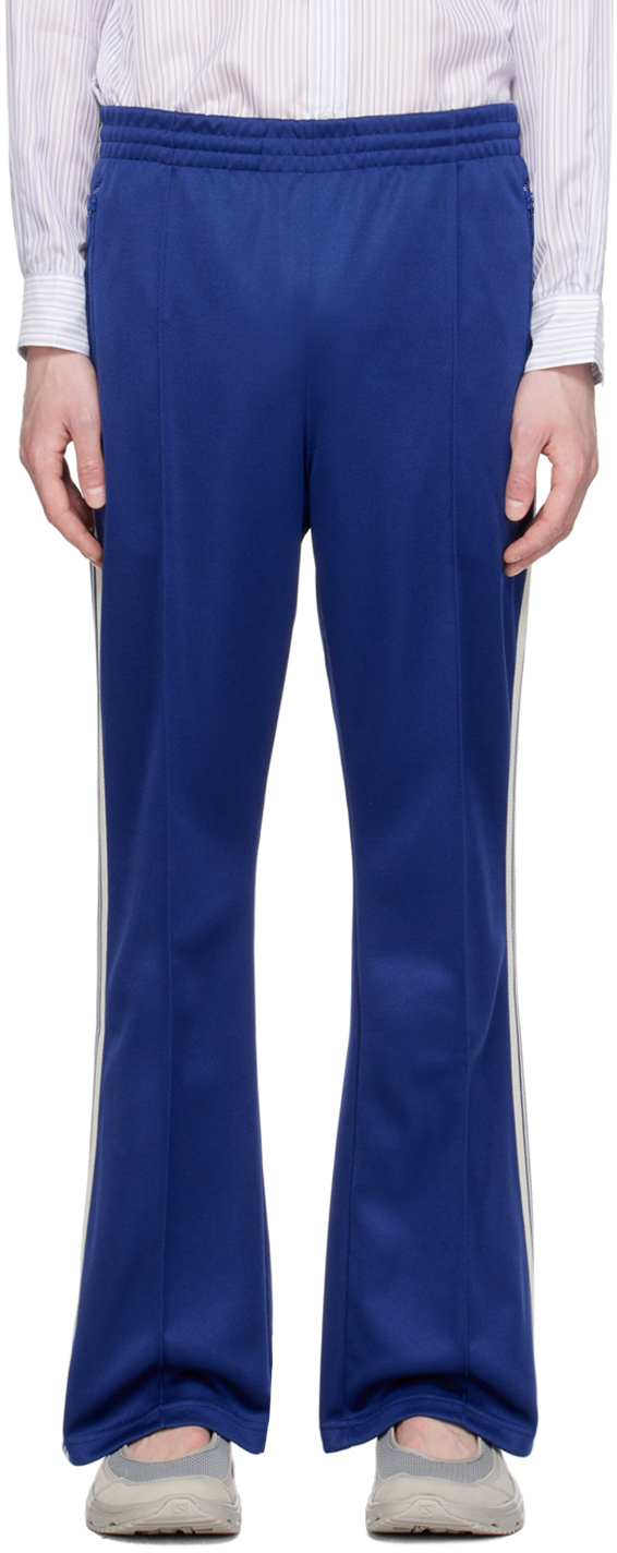 Shop Needles Blue Boot-cut Track Pants In C-royal