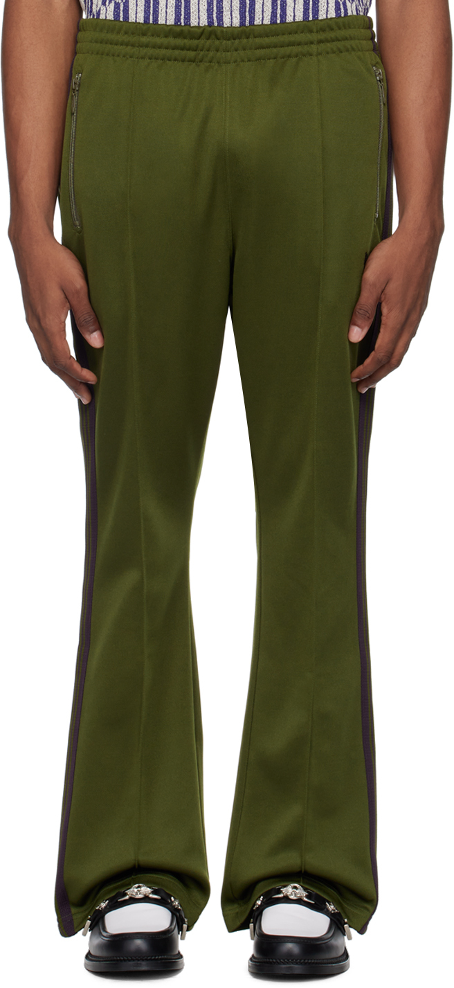 Khaki Bootcut Track Pants