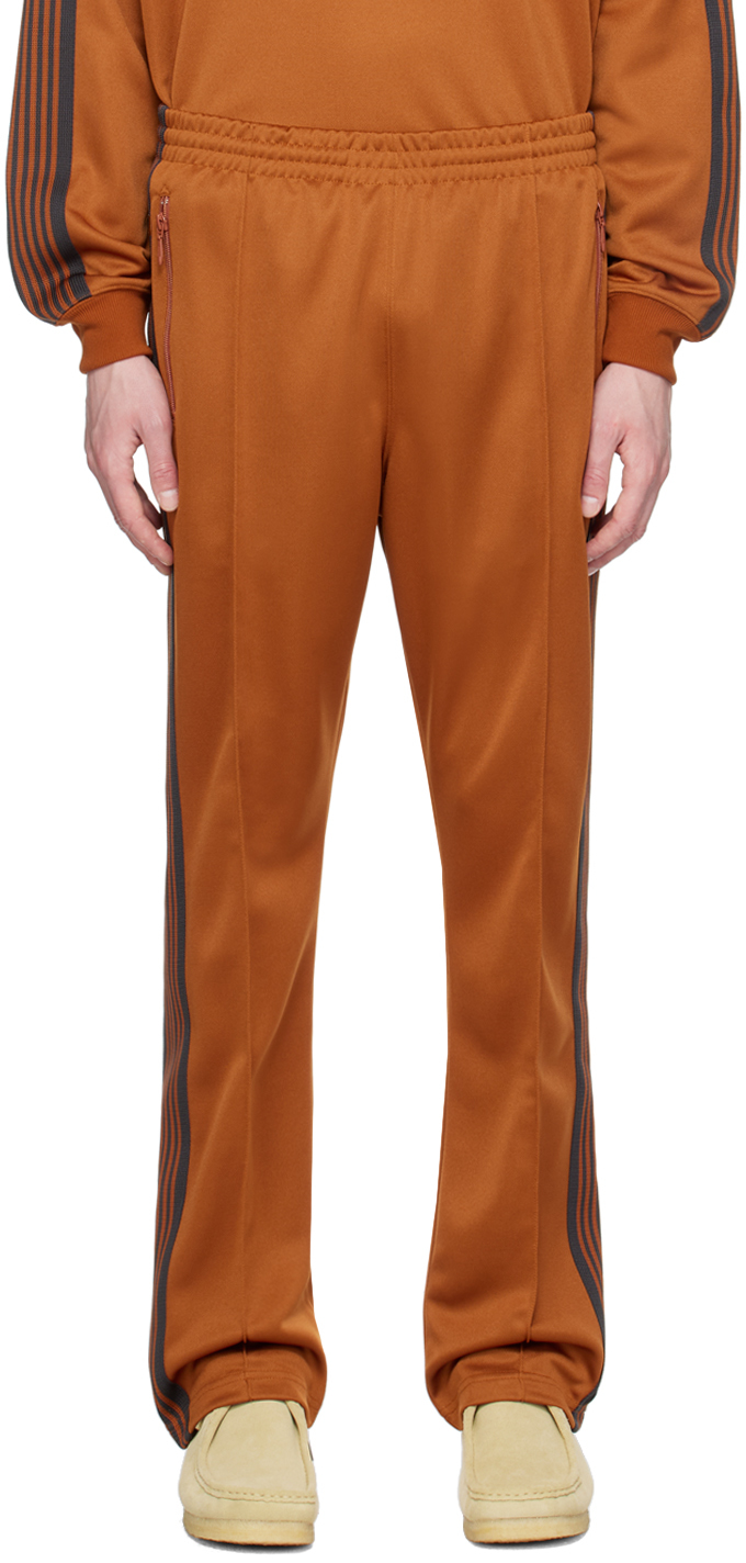 Orange Narrow Track Pants