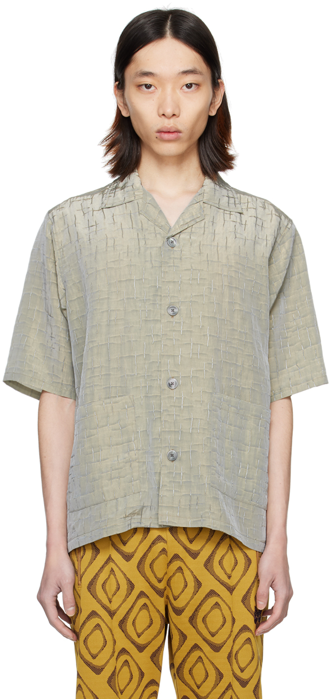 Needles Gray Cabana Shirt