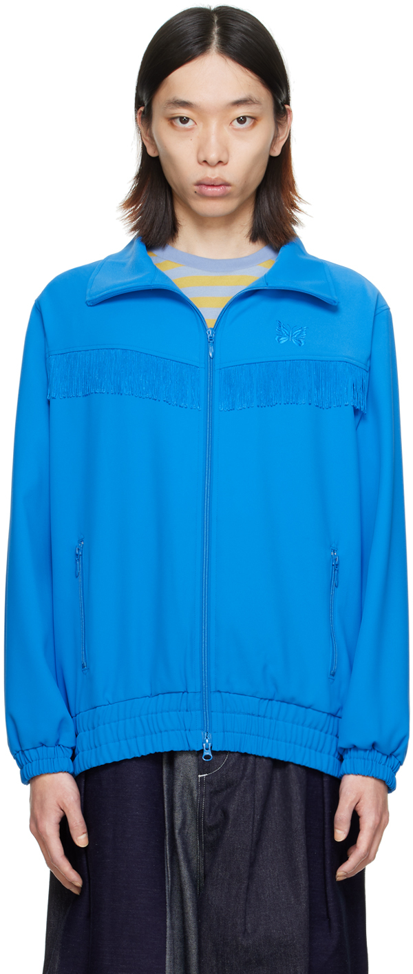 Blue Fringe Track Jacket