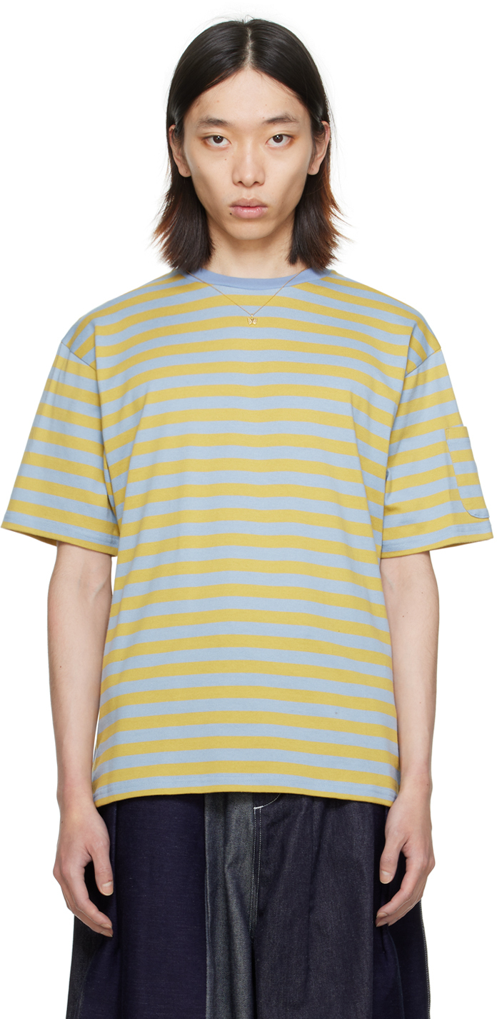 Blue & Yellow Stripe T-Shirt