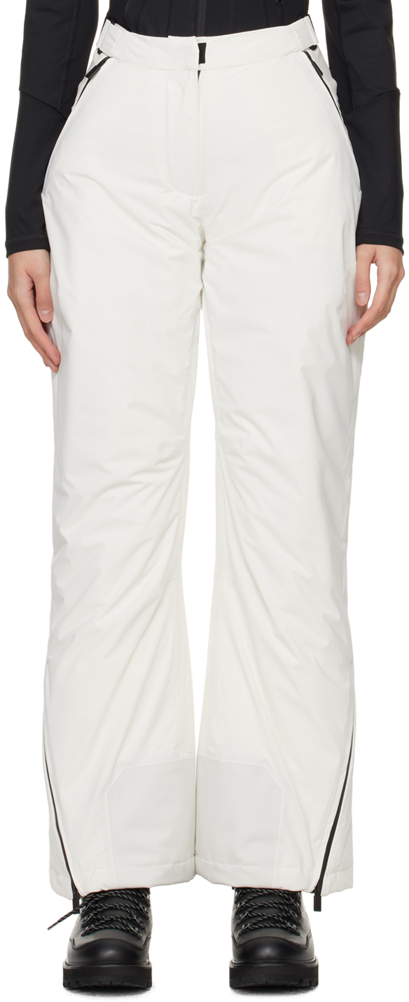Templa White Aphelion Ski Pants In Vaporous Gray