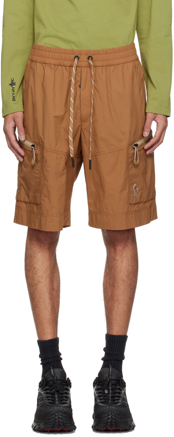 Brown Drawstring Shorts