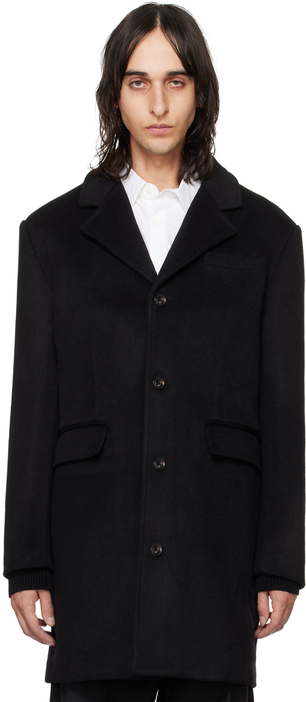 Han Kjobenhavn Black Single Breasted Coat