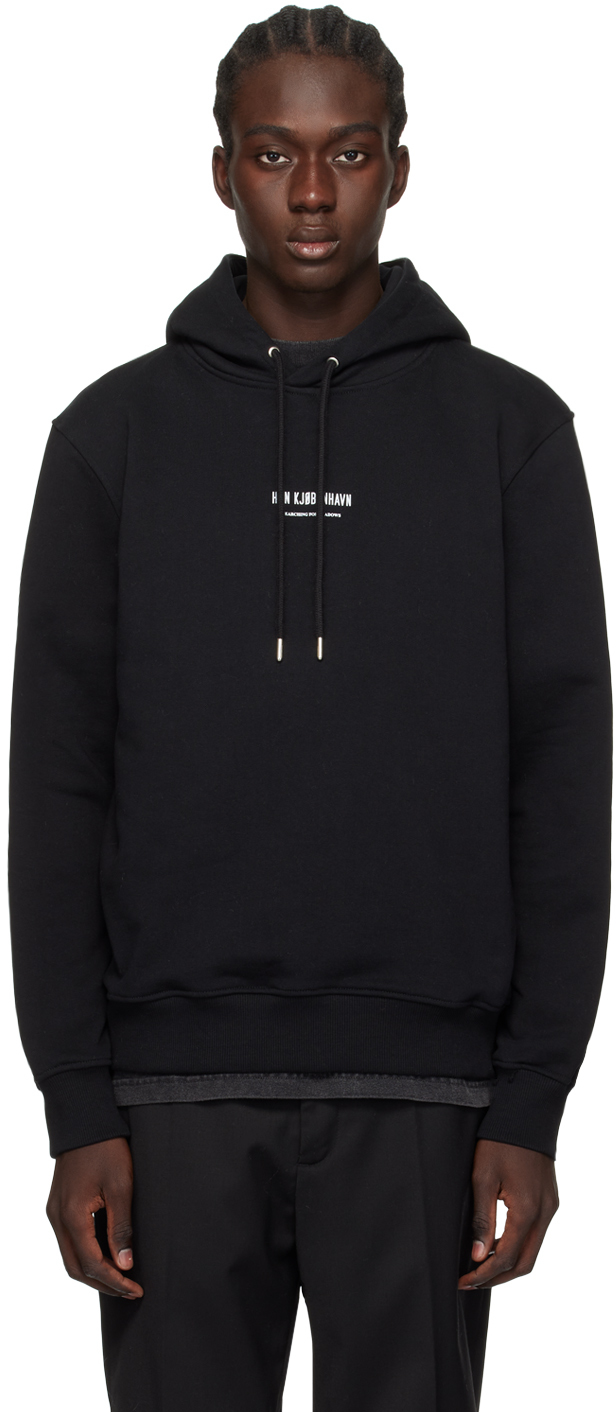 Black Shadows Moon Hoodie by Han Kjobenhavn on Sale