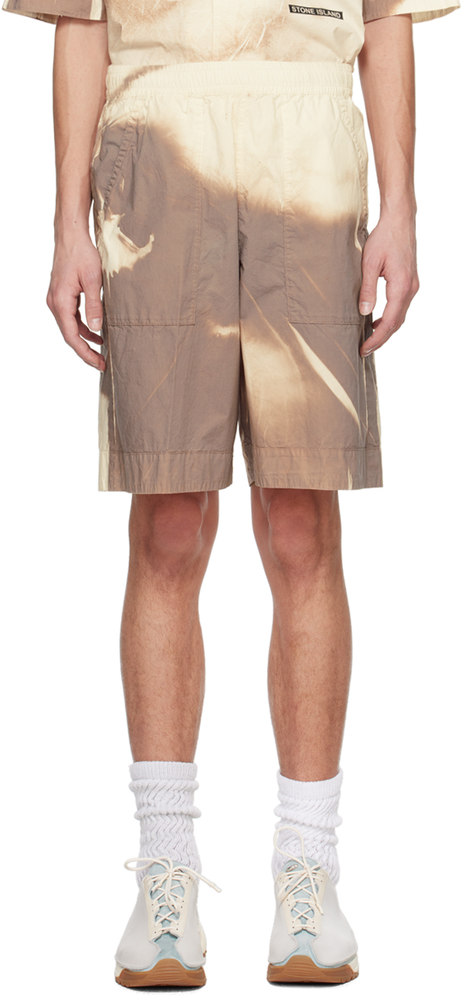 Bronx Shorts Vintage White Stone