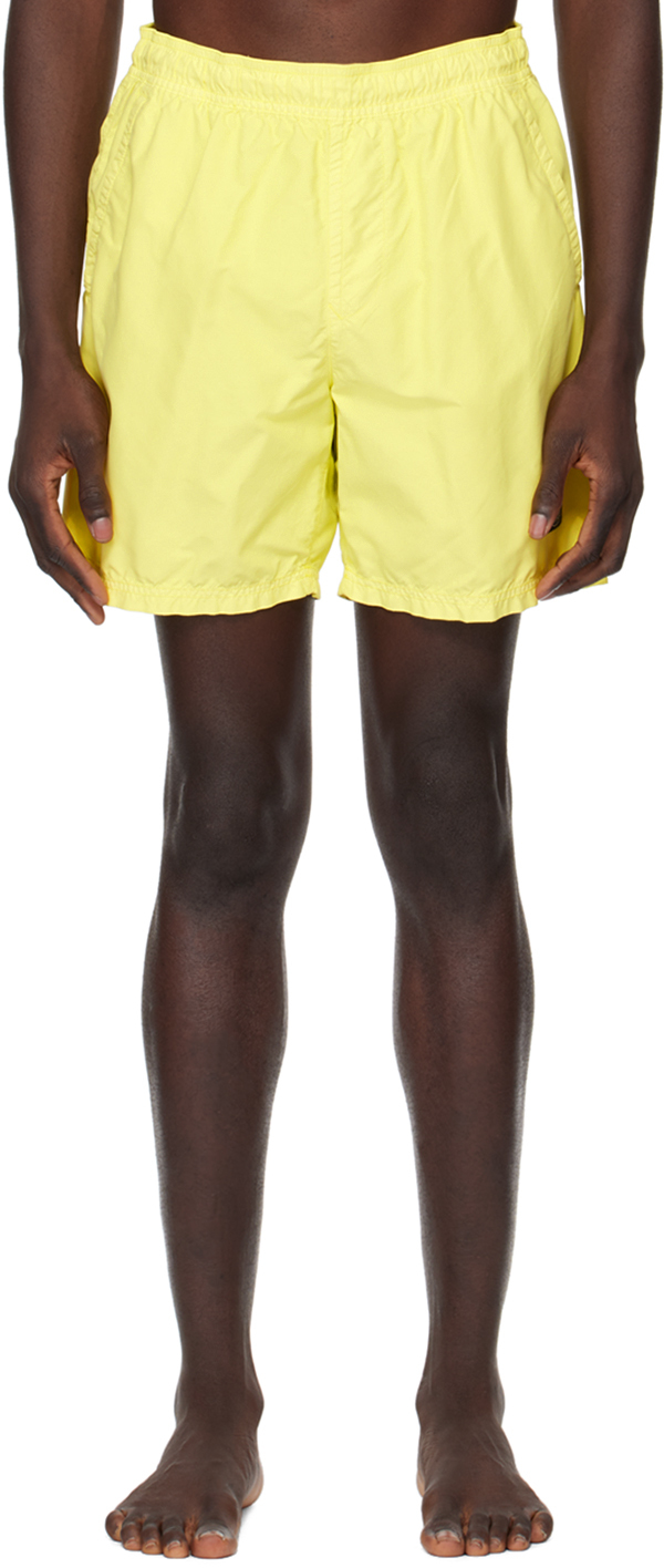 Yellow B0946 Swim Shorts