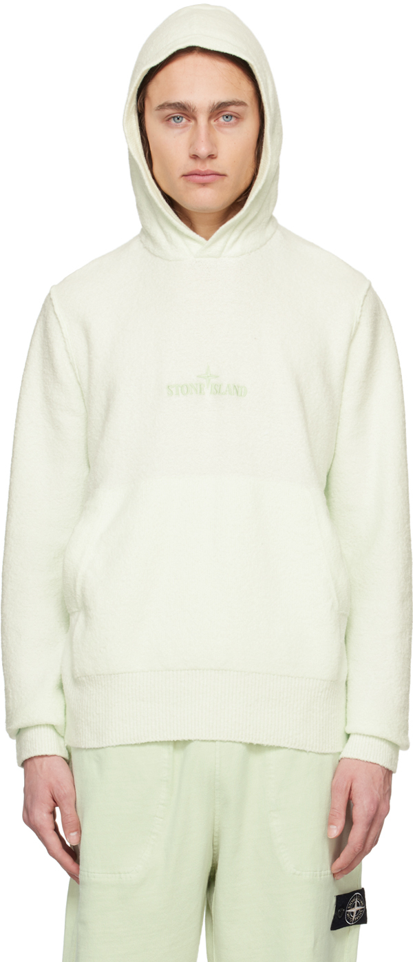 Green Embroidered Hoodie