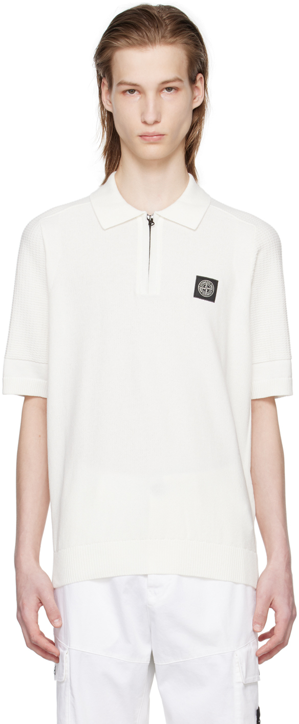 White Patch Polo