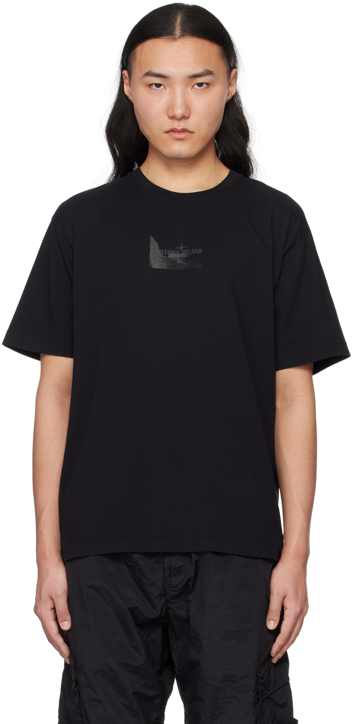 Black Printed T-Shirt