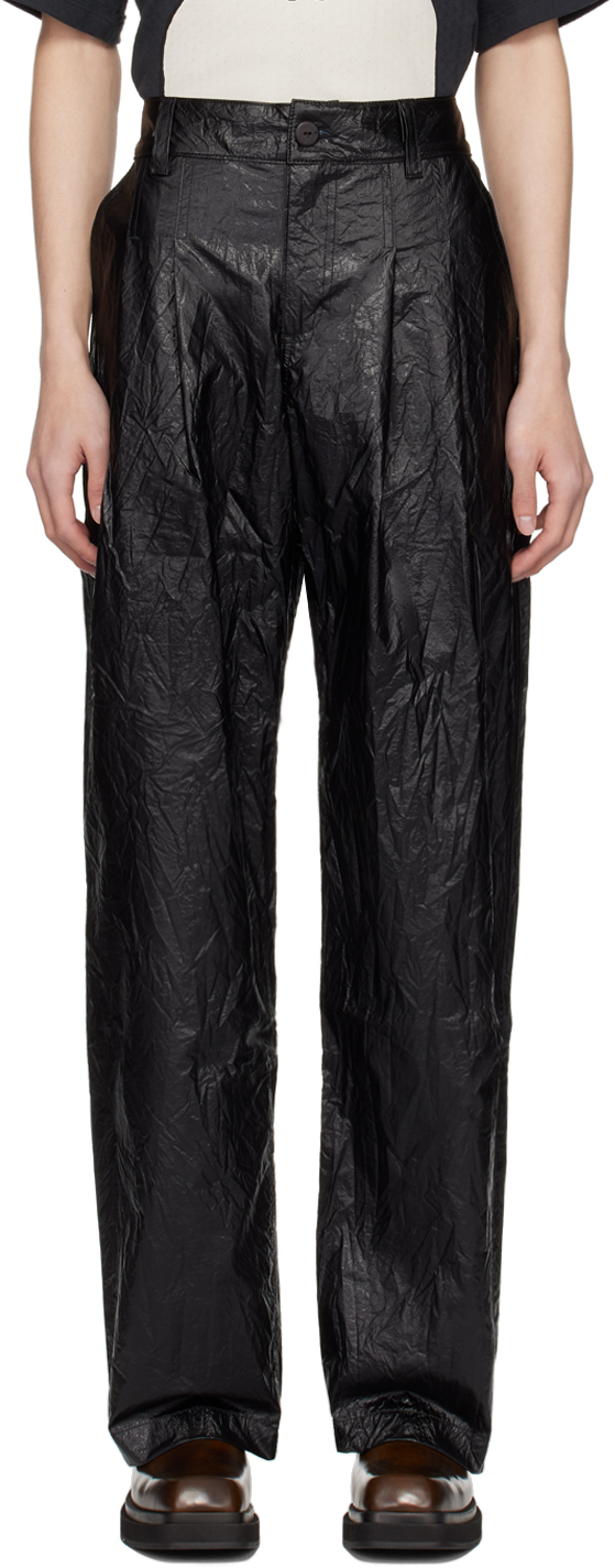 【関税込み】Eckhaus Latta ネイビー Flight トラウザーズ ECKHAUS LATTA / エコーズラッタ - HUSK PANT (AEGEAN) | RADD