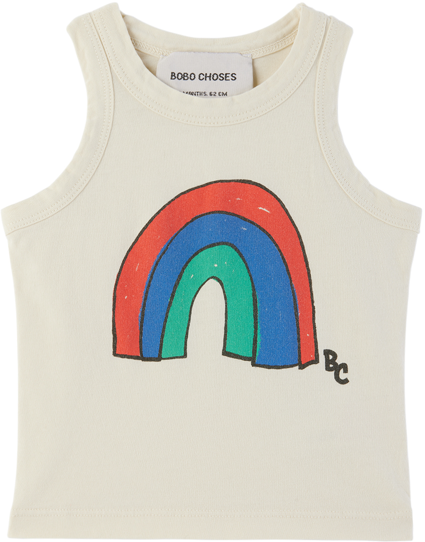 Fun Yogi top (white /rainbow )