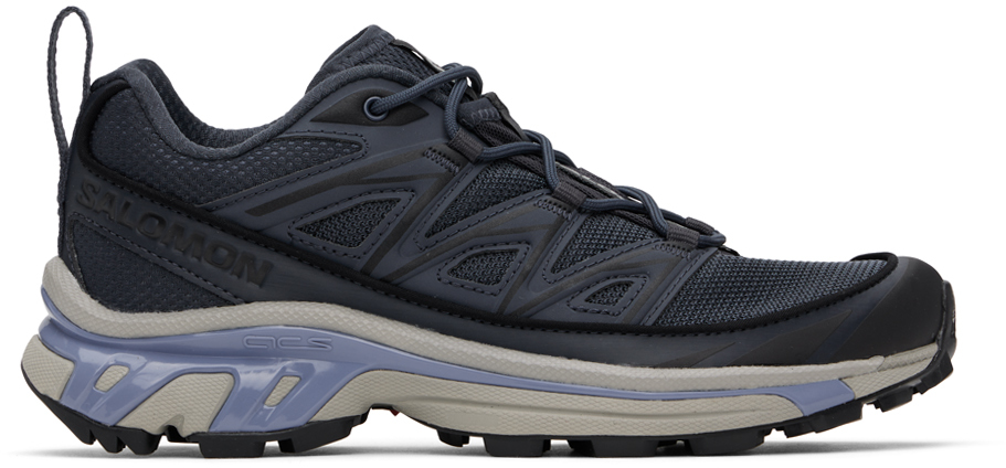 Shop Salomon Navy Xt-6 Expanse Sneakers In India Ink/ghost Gray