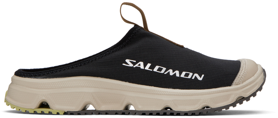 Shop Salomon Black Rx Slide 3.0 Sneakers In Black/plum Kitten/fe